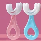 U Shaped Toothbrush Soft Silicone Brush 360   Oral Teeth Cleaning 2-6 6-12 Kids