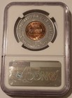 1959 D Lincoln Wheat Cent Encased Good Luck Token Springfield Or Ms64 Ngc