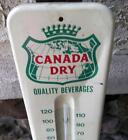 Vintage Canada Dry Quality Beverages Thermometer Sign Advertiding Rare
