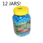 12 Predator  50 Caliber Paintballs 250 Jar Splatballs Blue Splat Master Bulk Lot