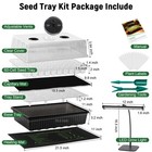 Self-watering Seed Starter Kit With Grow Light   Heat Mat For Indoor Gardening