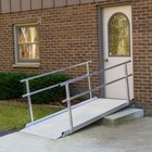 Aluminum Wheelchair Ramp With Handrails - 3  L