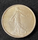 1963 France 5 Francs 0 8350 Silver Asw 0 3222 Oz Coin Free Shipping