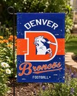 Denver Broncos Premium Garden Flag Banner  Double Sided  Retro Vintage Style  Li