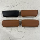 Ray-ban Sunglasses Case Lot Of 4 - 3 Brown   1 Black Genuine Leather Snap Closur