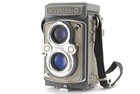  as-is W strap yashica-d Tlr Film Camera Gray Yashikor 80mm F3 5 Lens From Japan