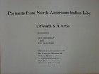 Edward Curtis  Portraits Of North American Indian Life 1972   1st Ed