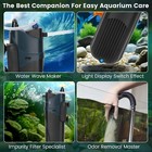 Aquarium Fish Tank Uv  Filter Submersible Water Pump Fit 10-40 Gal Tank 500l h
