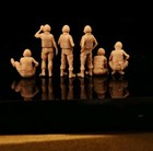 1 48 1 72 1 87 Cold War Vietnam War Us Army Tank Crews 6pcs Soldier 3d Printed