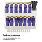12-quart Oil Storage Shelf  Aluminum  For Garage trailer