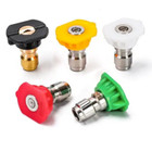 5x Quick Connect 1 4  Set Pressure Washer Spray Tips Nozzles High Power Kit