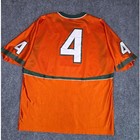 Nike Football Jersey Mens Xl Orange Miami Hurricanes  4 Authentic Ncaa