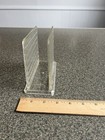 Vintage Mid Century Modern Mcm Clear Lucite Plastic Napkin Holder By Arrow Usa
