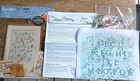 Bucilla Ribbon Embroidery Alphabet Sampler Touch Of Silk 41027 1995 Craft Kit