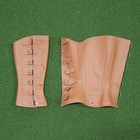 Charro Miel Polainas Espanolas Para Montar Leather Chaps