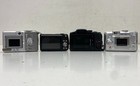 Assorted Compact Digital Camera Lot Of 4  for Parts Or Repair 