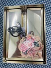Nwt Coach Multi Bouquet Of Flowers Bag Charm Glitter Key Ring Fob 28463b W  Box