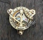 Vintage Sundial Compass 4 Inch Working Nautical Marine Brass Maritime Handmade