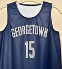 Georgetown Reversible Basketball Jersey  15 Youth Boys Size Large Blue White