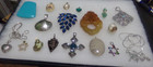 Vintage Estate Find Pendant Lot Of 18