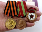 Soviet Russian Set 22 Medals  Badges  11 Documents Of Veteran Ww2 Army Ussr Wwii
