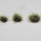 Self Adhesive Static Grass Tufts- Miniature Scenery terrain- Two-tone Green- 4mm