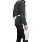 Mt Products Disposable White Poly Apron 46  X 28  Heavy Weight - Pack Of 25