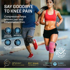 Modvel 2 Pack Knee Brace For Women - Knee Support For Walking  Knee Compression