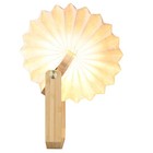 Rechargeable Book Lamp Foldable Led Ambience Light With Paper Shade  Unique Gift