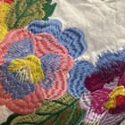Arantza Women s Huipil White Cotton Floral Embroidered Top Size Medium See Stain