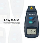 20713a Digital Tachometer  Noncontact Laser Photo Sensor With 2 5