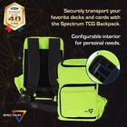 Green Bcw Spectrum Tcg Backpack Holds 7   9 Deck Cases Or Boxes   Playmat Strap