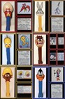 Vintage 1990 Looney Tunes Pez Dispensers Panini Stickers Lot Of 6 Warner Bros