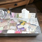 Junk Journaling 250 Piece Lot   Vintage Ephemera  Stickers  Tags  Embellishments