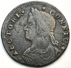 Rare R5  1787 Connecticut Colonial Copper Draped Bust Left Miller 32 2-x 4 Cent