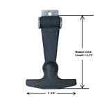 Medium Flexible Hood Hasp Rubber Draw T Handle Latch Stainless Steel Hardware