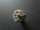 J2085 Antique Silver  Needle  Case Filigree  Silver  tested   Length 4 1  Cm