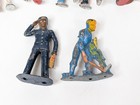 Vintage Lot 8 Manoil Barclay Die Cast Lead Cast Iron Figures Skaters Amish Train