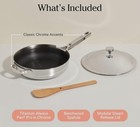 Our Place Titanium Always Pan Pro Chrome Non Toxic 2 9qt   2 75l Sw1 - 10 5  New