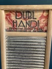 Vintage Dubl Handi Washboard Co Columbus Ohio Wash Board 18  X 8 5 8  Primitive