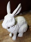 Large Cast Iron Easter Bunny Garden Statue Yard Art Home Ranch Decor Rabbit
