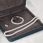 Freshwater Cultured Pearl Necklace Earring Bracelet Set Elegant Ladies Jewellery