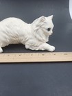  Vintage White Ceramic Persian Cat Kitty Figurine Norcrest Made In Japan