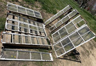 9 Antique Warehouse Steel Industrial Shop Windows Divided Glass
