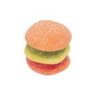 60 Pack Efrutti Sour Gummi Mini Burgers Fun Candy Treats