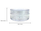 100 Packs 10 Gram 10ml High Quality Cream Cosmetic Sample Clear Jar Containers