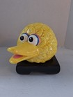 Vtg 1994 Seasame Street Big Bird  Ceramic Yellow  feathers  Coin Bank w  Stopper