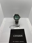 Citizen Aw1428-53x Eco-drive Endeavor Stainless Steel Green Dial Men s Watch  