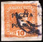 Poland 1919 Austria Newspaper Stamp Overprinted Poczta Polska Scott p4 Used  577