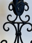 Vintage Cast Iron Coated Style Cook Book Stand Black Kickstand Cookbook Holder